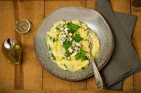 Polenta com Espinafre